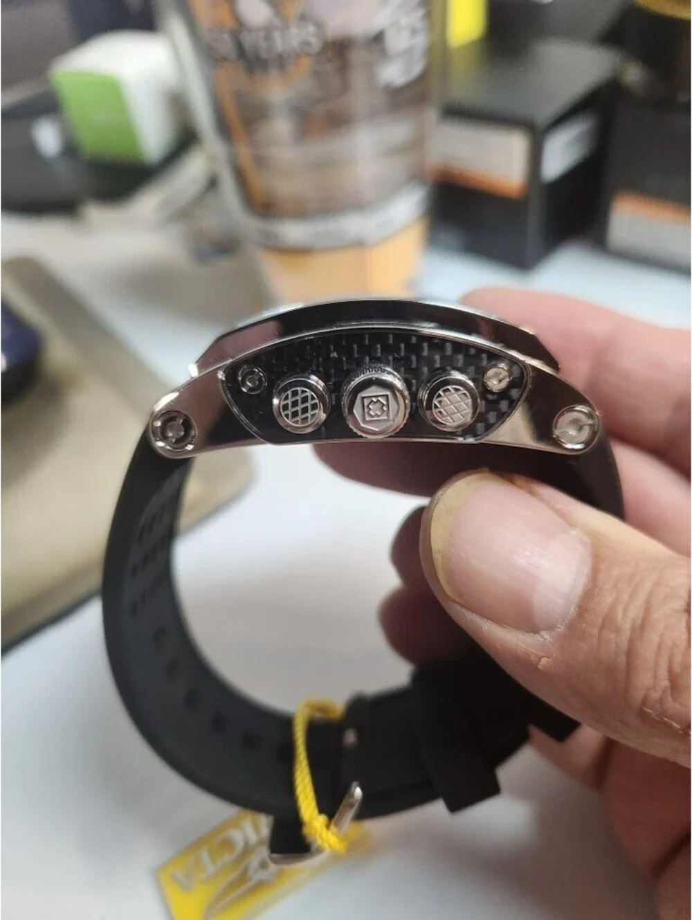 Invicta Speedway Swiss Ronda Z60 Watch Mother of Pearl Dial - 47mm Black (48333)